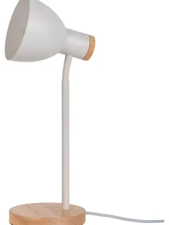 näve Tischleuchten<Schreibtischleuchte in Weiß - (H)36,5 x Ø 14 cm