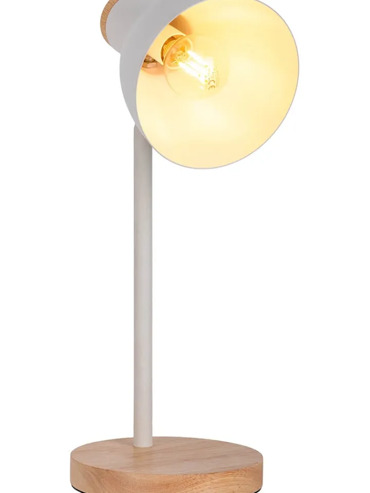 näve Tischleuchten<Schreibtischleuchte in Weiß - (H)36,5 x Ø 14 cm