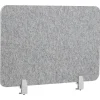 Beliani Tische<Schreibtischtrennwand SPLIT in Grau - (W) 80 x (H) 50 x (L) 1 cm