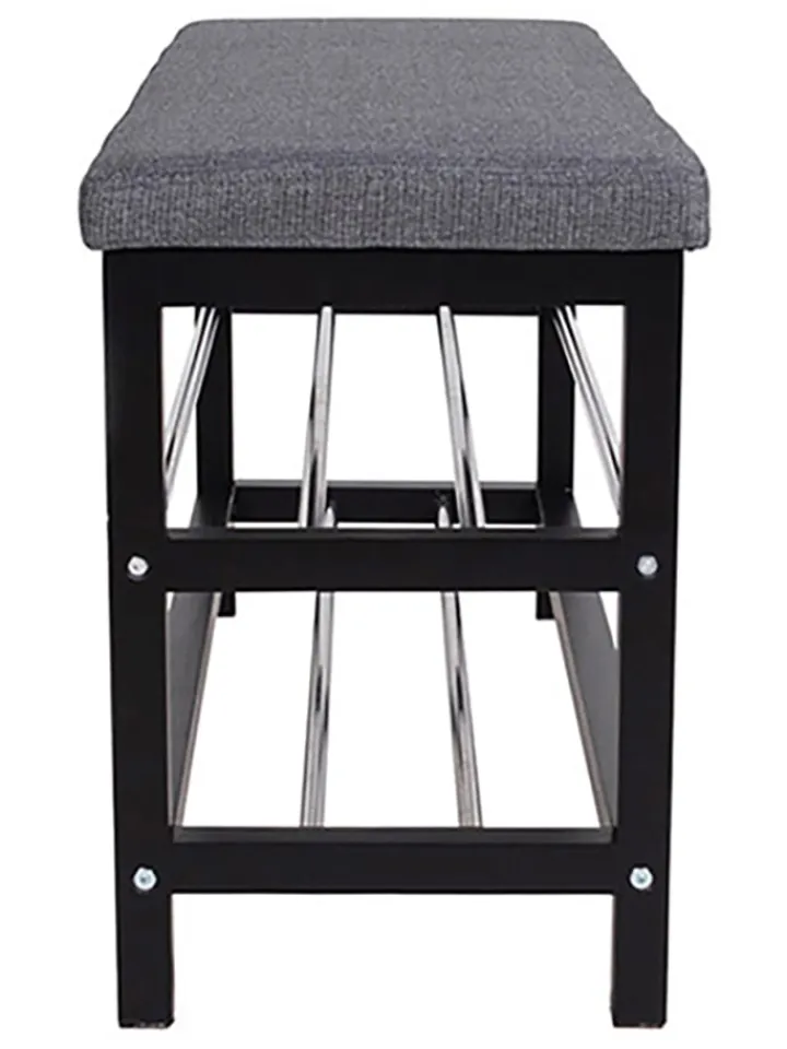 House Nordic Garderoben<Schuhbank in Dunkelgrau - (B)100 x (H)50 x (T)34 cm