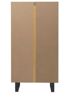 Rétro Chic Garderoben|Regale & Schränke<Schuhschrank ''Calypso'' in Hellbraun - (B)60 x (H)115x (T)24 cm