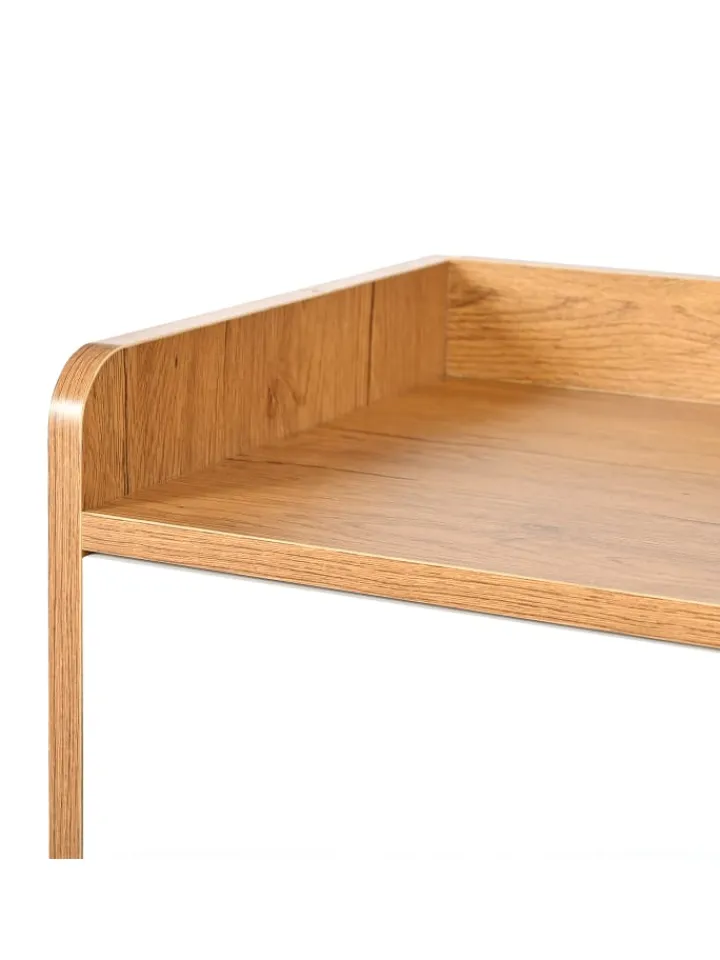 ABRIHOME Regale & Schränke<Schuhschrank in Natürlich mit verstellbaren Einlegeböden H99 B90 T35 cm