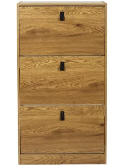 DOCK avenue Garderoben<Schuhschrank in Natur - (B)63 x (H)117 x (T)24 cm