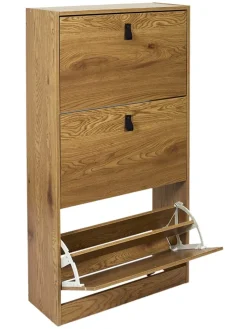 DOCK avenue Garderoben<Schuhschrank in Natur - (B)63 x (H)117 x (T)24 cm