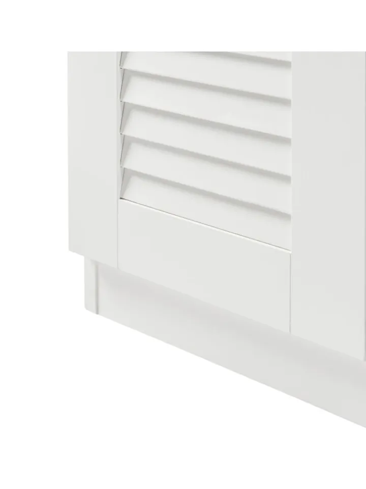 en.casa Garderoben<Schuhschrank Løten in Weiß (H)97cm (B)120cm
