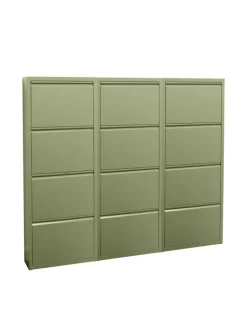 ebuy24 Garderoben<Schuhschrank Pisa 6 Grün 150 x 16 cm