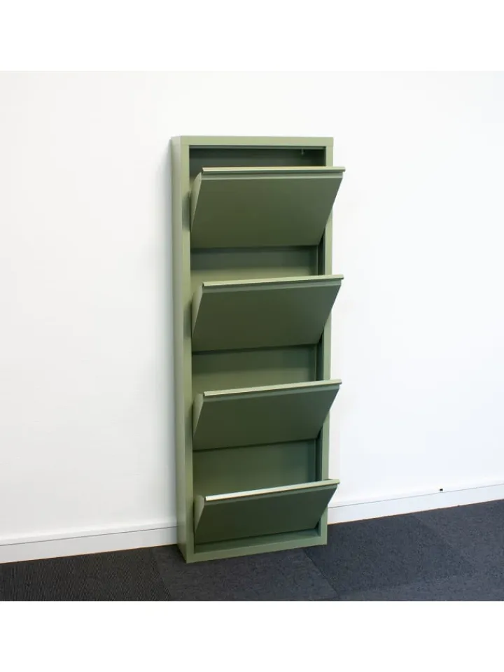 ebuy24 Garderoben<Schuhschrank Pisa 6 Grün 150 x 16 cm