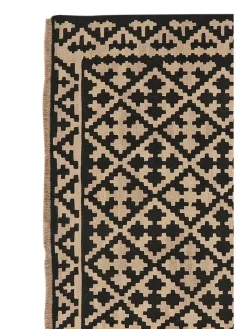 Rugtales Teppiche & Fußmatten<Schurwoll-Teppich in Creme/ Schwarz