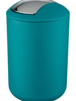 Wenko Mülleimer<Schwingdeckeleimer "Brasil" in Petrol - 6,5 l