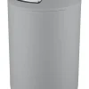 Wenko Mülleimer<Schwingdeckeleimer "Brasil" in Grau - 6,5 l
