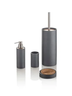 TFT Home Badaccessoires<Seifenschale "Fox" in Grau - Ø 11 cm