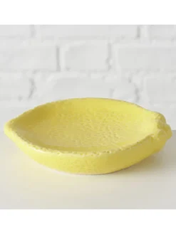 Boltze Badaccessoires<Seifenschale "Limone" in Gelb - (L)12,5 cm