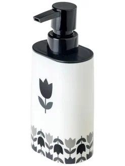 Vigar Badaccessoires<Seifenspender "Tulip" in Schwarz/ Weiß - 340 ml