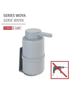 Wenko Badaccessoires<Seifenspender "Woya" in Grau - 250 ml