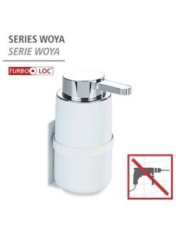 Wenko Badaccessoires<Seifenspender "Woya" in Weiß - 250 ml