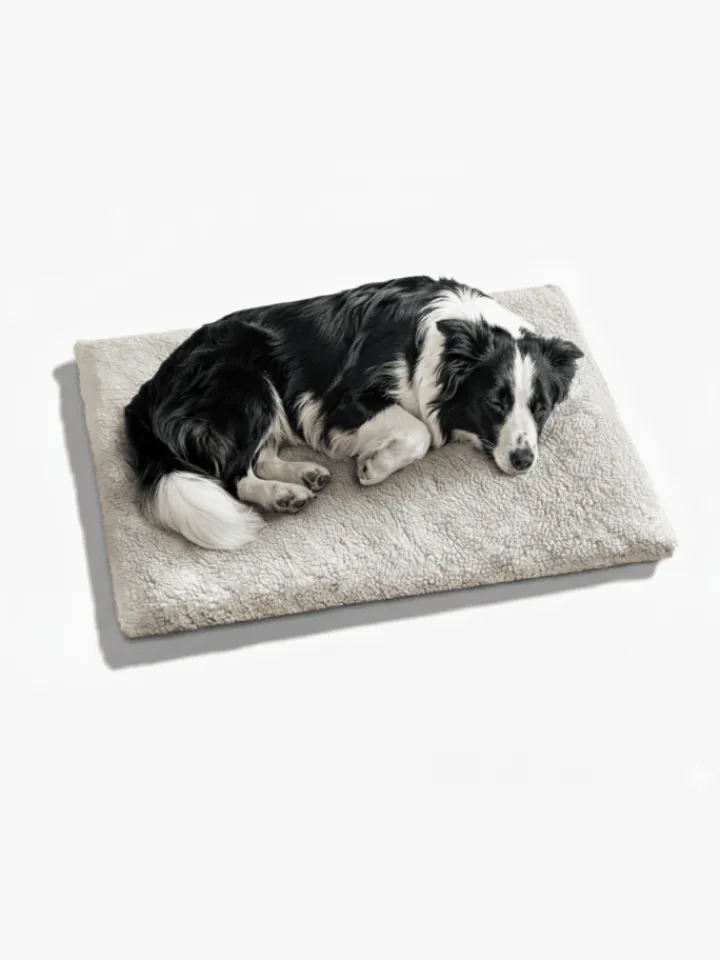 Knupis Hunde<Selbstheizende Hundedecke 90x60 cm – Wärmematte waschbar, rutschfest
