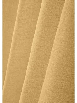 STOF France Gardinen, Jalousien & Rollos<Ösengardine "Paloma" in Gelb - (L)260 x (B)140 cm