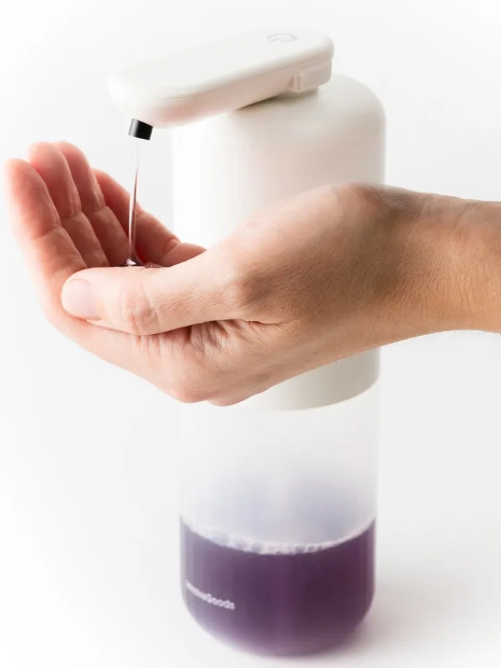 InnovaGoods Putz- & Waschutensilien<Sensor-Seifenspender in Weiß/ Transparent - 350 ml