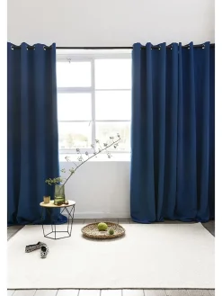 Lifa Living Gardinen, Jalousien & Rollos<Ösenvorhang in Blau