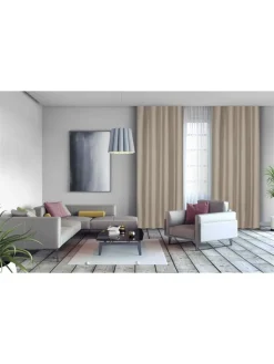 Lifa Living Gardinen, Jalousien & Rollos<Ösenvorhang "Luxe" in Beige