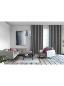 Lifa Living Gardinen, Jalousien & Rollos<Ösenvorhang "Luxe" in Grau