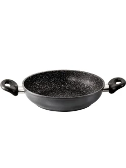 Stoneline Kochgeschirr<Servierpfanne in Schwarz - Ø 28 cm