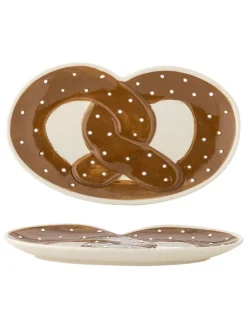 Bloomingville Aufbewahren & Servieren<Servierplatte ''Treats'' in Hellbraun - (L)23,5 x (B)14 cm