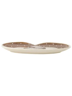 Bloomingville Aufbewahren & Servieren<Servierplatte ''Treats'' in Hellbraun - (L)23,5 x (B)14 cm