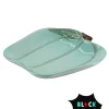 Bahne Gedeckter Tisch<Servierteller in Hellblau - (L)17 x (B)12,7 cm