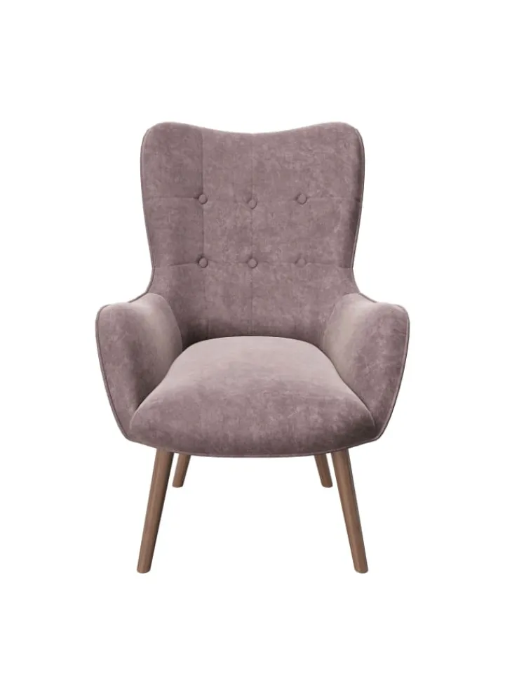 Playboy Sitzmöbel<Sessel "BRIDGET" in Rose Quartz - (B)68 x (H)99 x (T)77 cm