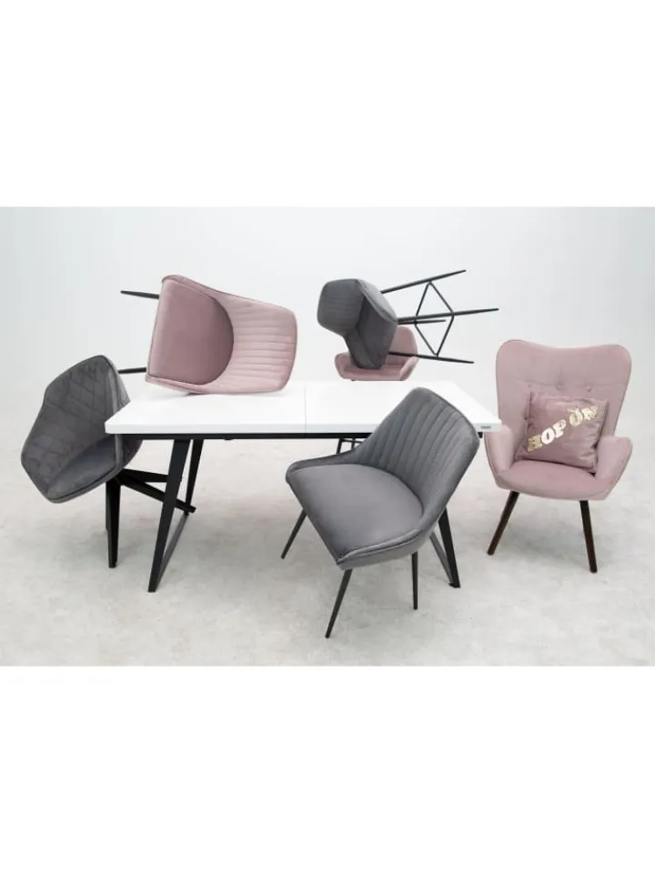 Playboy Sitzmöbel<Sessel "BRIDGET" in Rose Quartz - (B)68 x (H)99 x (T)77 cm