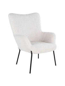 ebuy24 Lammfelle & Co<Sessel Glasgow Weiß 70 x 79 cm