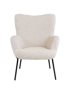ebuy24 Lammfelle & Co<Sessel Glasgow Weiß 70 x 79 cm