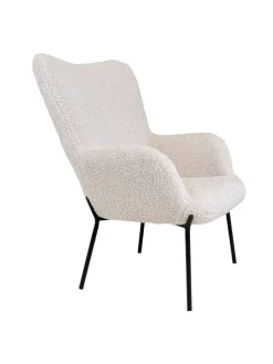 ebuy24 Lammfelle & Co<Sessel Glasgow Weiß 70 x 79 cm