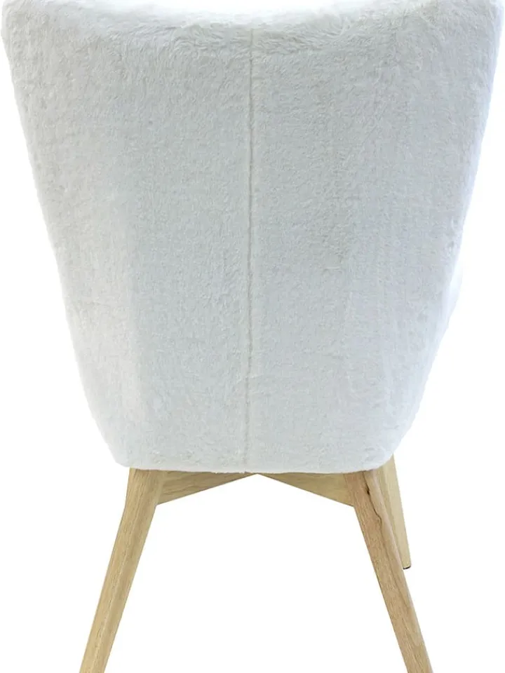 THE HOME DECO FACTORY Sitzmöbel<Sessel "Helsinki" in Weiß - (B)74 x (H)100 x (T)65 cm