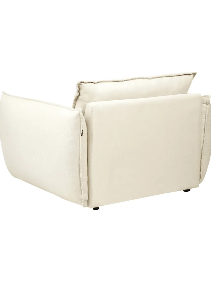 Beliani Sitzmöbel<Sessel KUNES in Beige - (W) 124 x (H) 78 x (L) 94 cm
