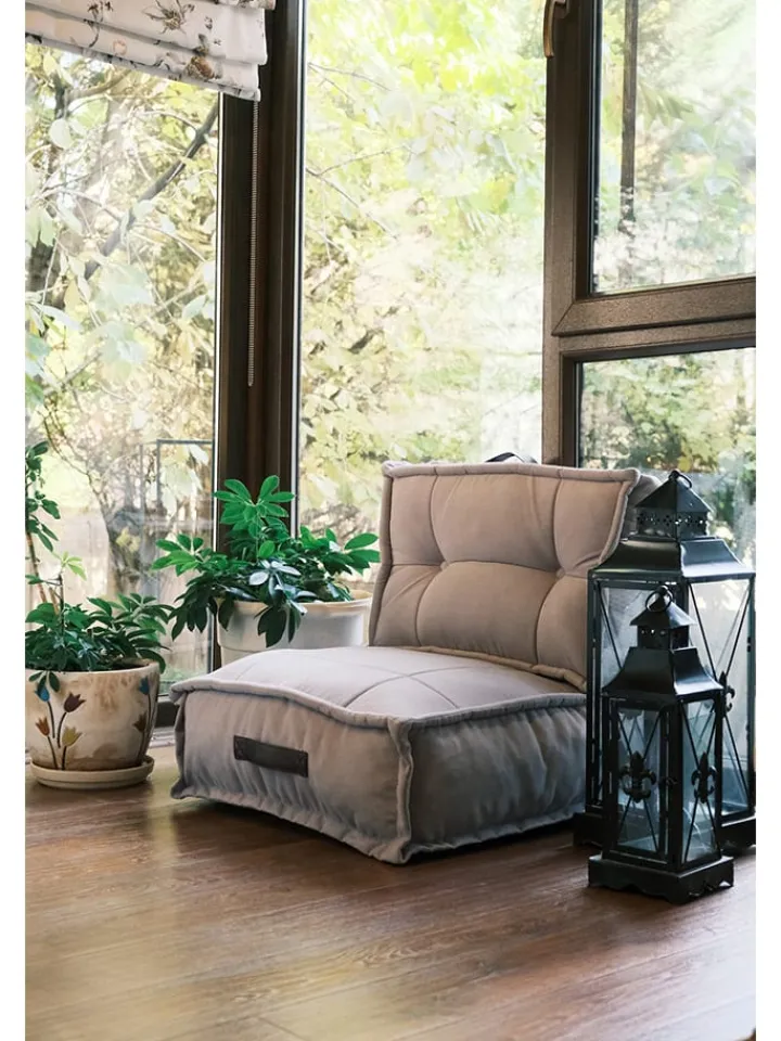 Evila Sitzmöbel<Sessel "Omi" in Grau - (B)60 x (H)62 x (T)60 cm