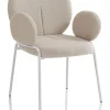 TFT Home Sitzmöbel<Sessel "Pei" in Beige - (B)66 x (H)92 x (T)55 cm