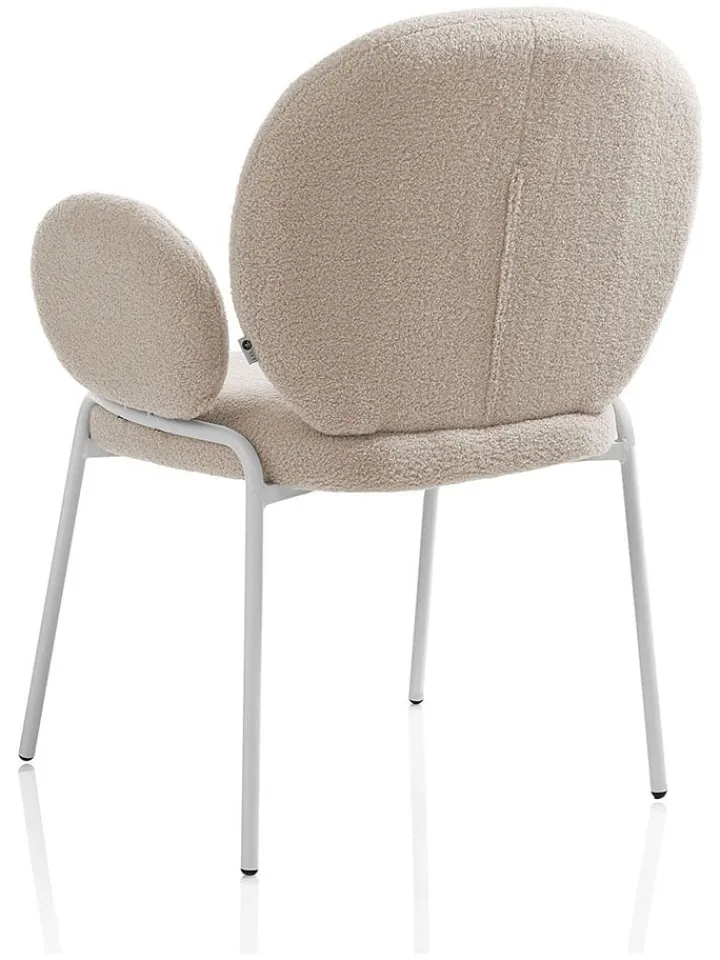 TFT Home Sitzmöbel<Sessel "Pei" in Beige - (B)66 x (H)92 x (T)55 cm