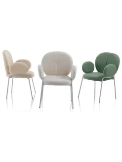 TFT Home Sitzmöbel<Sessel "Pei" in Beige - (B)66 x (H)92 x (T)55 cm