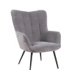 byLiving Sitzmöbel<Sessel UTA in Grau