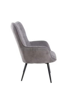 byLiving Sitzmöbel<Sessel UTA in Grau