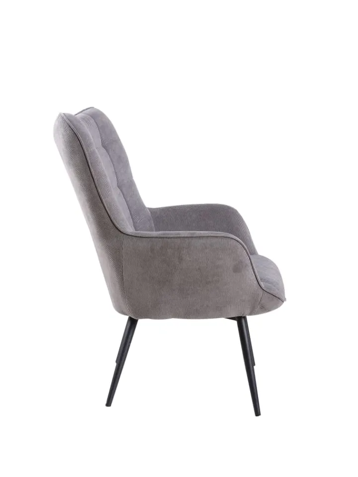 byLiving Sitzmöbel<Sessel UTA in Grau