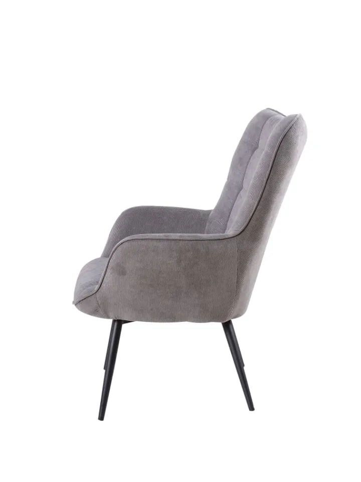byLiving Sitzmöbel<Sessel UTA in Grau