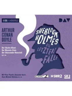 Der Audio Verlag Hörbücher<Sherlock Holmes 6 - Die letzten Fälle | Hörspiele mit Peter Pasetti,...