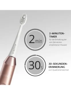 Ailoria Zahn & Mundpflege<SHINE BRIGHT USB-Schallzahnbürste in roségold