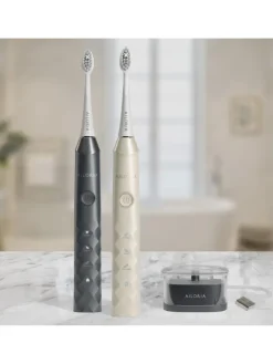 Ailoria Zahn & Mundpflege<SHINE BRIGHT USB-Schallzahnbürste in weiß