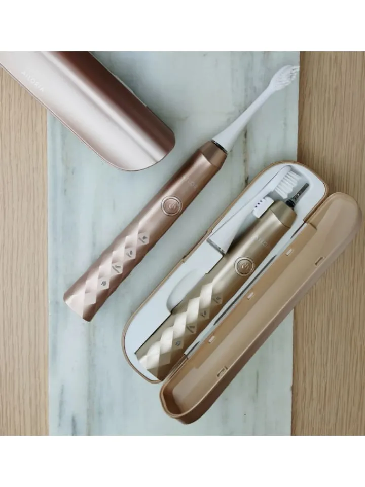 Ailoria Zahn & Mundpflege<SHINE BRIGHT USB-Schallzahnbürste in gold