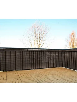 Gartenfreude Gartenmöbel<Sichtschutz in Braun - (L)300 x (B)75 cm