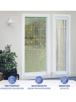 Maximex Weitere Haushaltshelfer<Sichtschutz-Vorhang in Grün/ Gold - (L)190 x (B)90 cm